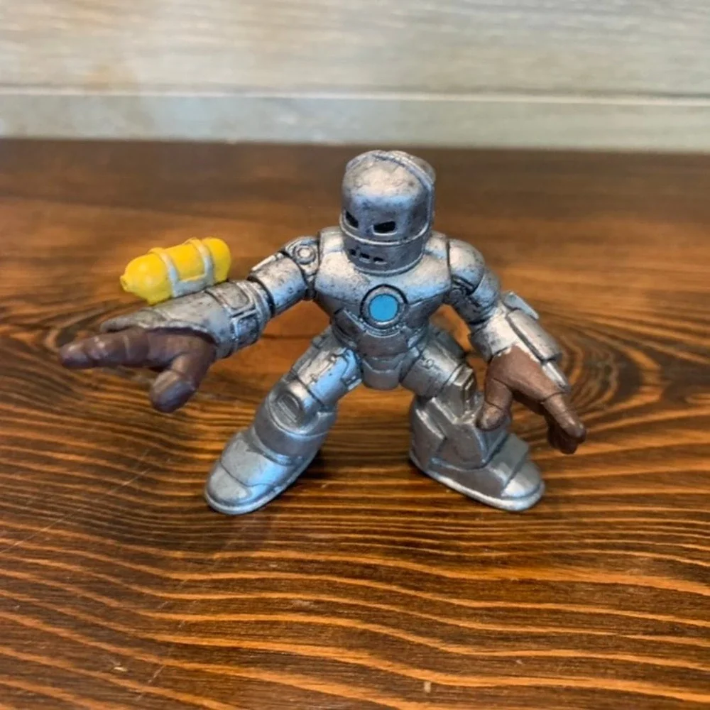 Marvel Super Hero Squad Lot Of 2 Original‎ Iron Man Mark 1 & Blue Iron Monger